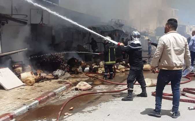 حريق سوق بقابس : عائدات حفل فني ستخصص لدعم المتضررين 